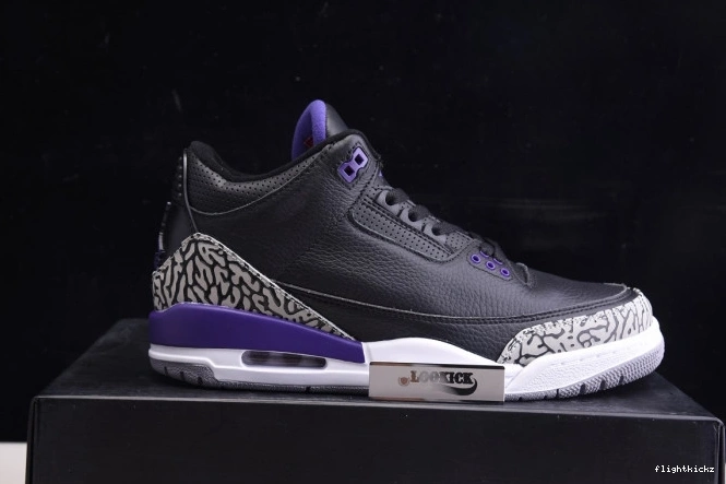 Black Air Retro Court CT8532-050 Purple 3 Jordan 0910